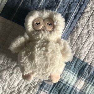 Slumberkins Mini Cream Owl Plush Toy